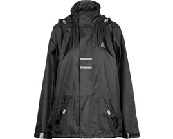 Ralka Regenjack Waterdicht & Reflectie - Junior - Zwart - 164