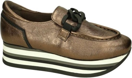 Softwaves Dames brons ballerina s mocassins maat 36 bol