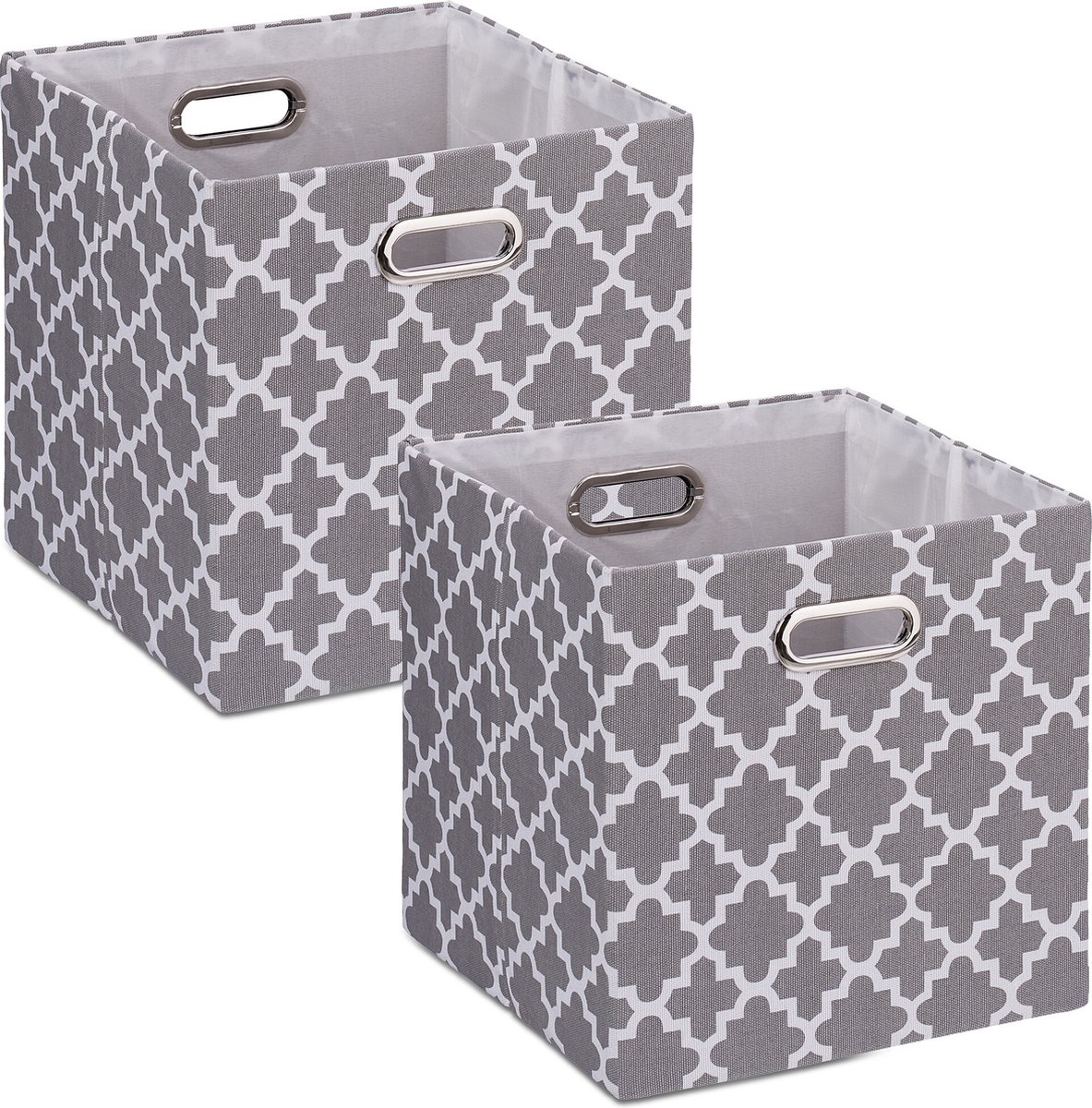 Linnen Opbergmand - Set van 2 - Opvouwbaar - 27L - 30,5x30,5x30,5 cm