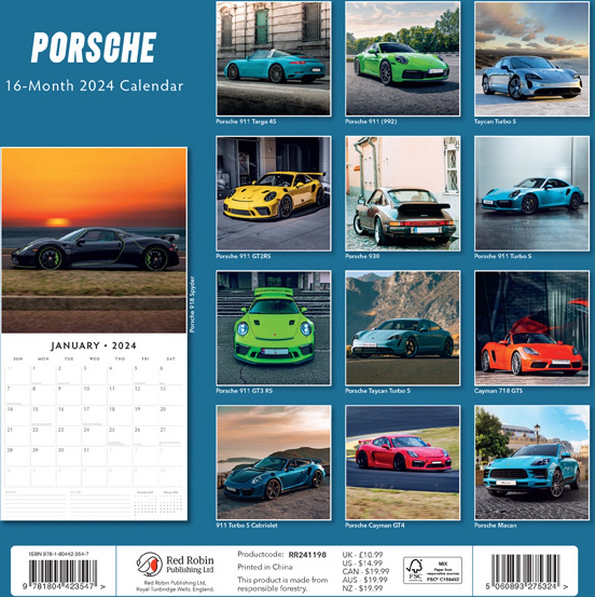 Porsche Kalender 2024