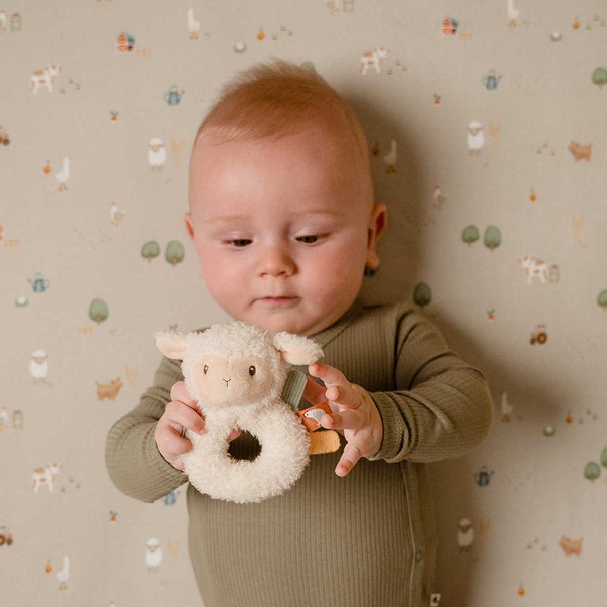 Little Dutch - Rammelaar Schaap - Little Farm - baby speelgoed — afbeelding 9