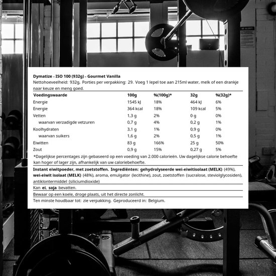 ISO-100 - 900 g - Vanille — afbeelding 4