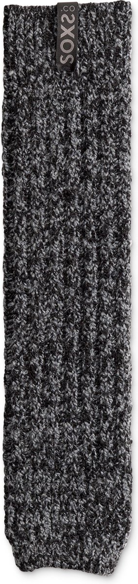 SOXS wollen yoga beenwarmers Black Ink onesize — afbeelding 2