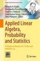 Indian Statistical Institute Series - Applied Linear Algebra, Probability and Statistics