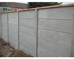 Intergard Beton schutting Basic grijs dubbelzijdig 200x193cm
