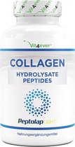 Vit4ever - Collageen - 365 capsules - 1500 mg per dagelijkse portie - Premium: 100% rundercollageenhydrolysaatpeptiden van Peptolap Light - Hoge dosis