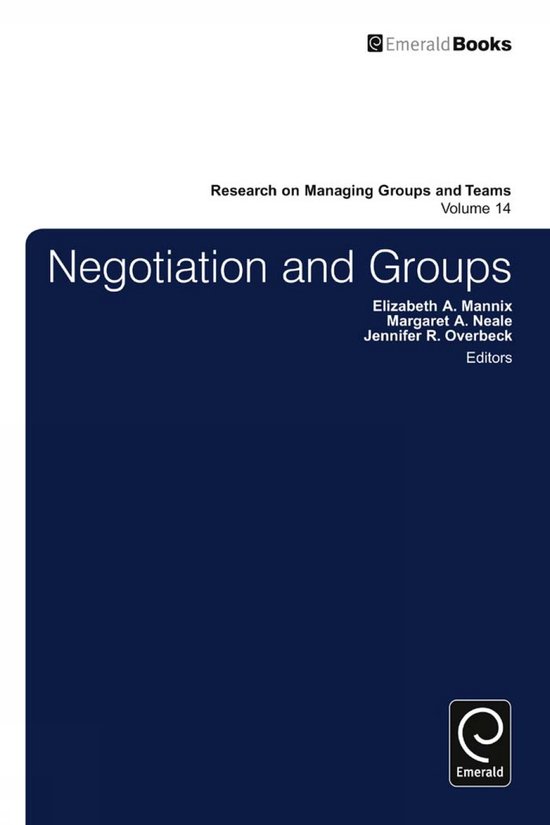 Negotiation In Groups - cover
