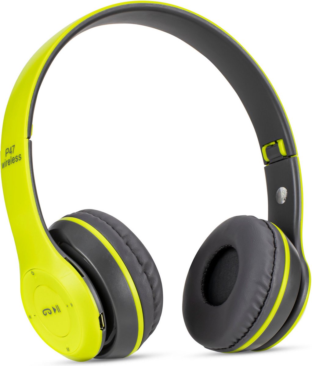 Lovnix P47 | Bluetooth koptelefoon | Draadloze headset | Wireless Headphones | Groen