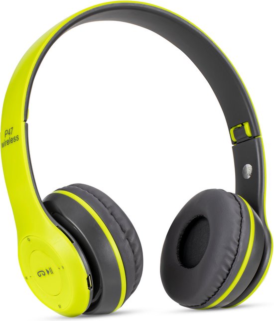 Lovnix P47 | casque Bluetooth | Casque d'écoute sans fil | Casque d'écoute  sans fil | Vert | bol