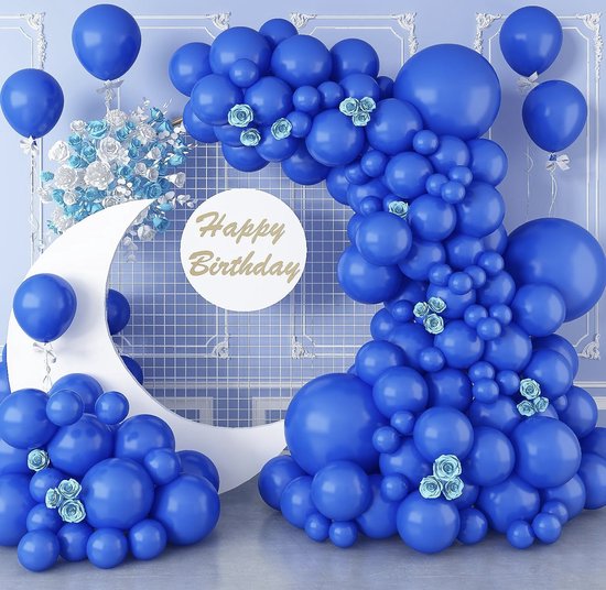 Arche de Ballons bleu cobalt, Commandé les jours ouvrables avant 16h00 =  expédié le