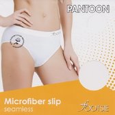SOX by PANTOON Footsie Slip Seamless Wit L/XL Respirant et avec gousset en coton
