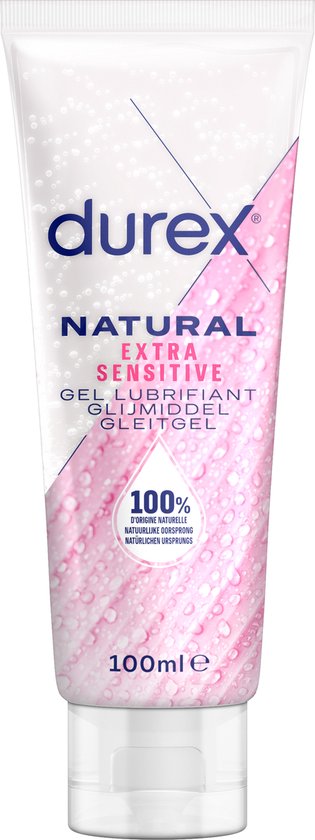 Durex Glijmiddel Natural - Extra Sensitive  - 100% natuurlijk - 100ml