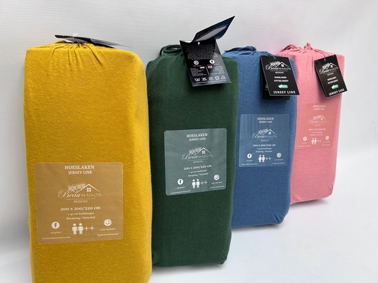 Drap-housse en jersey Anthracite Waterbed / Boxspring - 200 x 220/230 cm