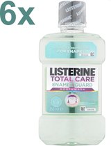 Listerine - Total Care - Enamel Guard - Bain de bouche / Bain de bouche - 6x 250ml - Pack économique