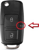 Autosleutel behuizing 2 knoppen geschikt voor Volkswagen autosleutel / Sleutelbehuizing Volkswagen.
