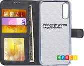 *** Luxe Bookcase Geschikt voor Samsung Galaxy A50 / A50S / A30S Zwart - van Heble® ***