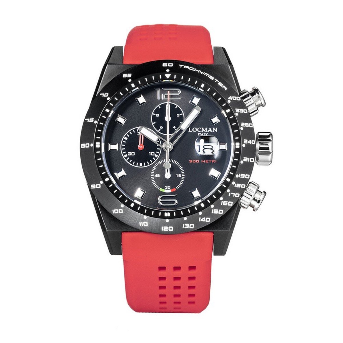 Locman - 0219K01A-BKBKNKS2R - Polshorloge - Heren - Quartz - Stealth 300MT Chrono