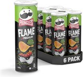 Bol.com Pringles Flame Kicking Sour Cream Chips - 6x 160 gr - Voordeelverpakking aanbieding