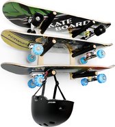 Trifecta Opbergrek voor skateboard en longboard, wandhouder, huis- en garage-organizer