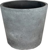 Causeway Bay Batlow Cement Antraciet bloempot 16,5x15cm