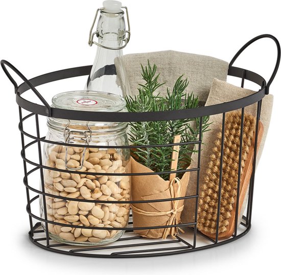 Zeller Pot de conservation/pot de conservation Alfie - 2L - verre - dessus pivotant - D13 x H26 cm