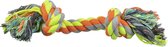 Trixie - Hondenspeelgoed - Touw - Oranje/Lime/Grijs - 40 cm