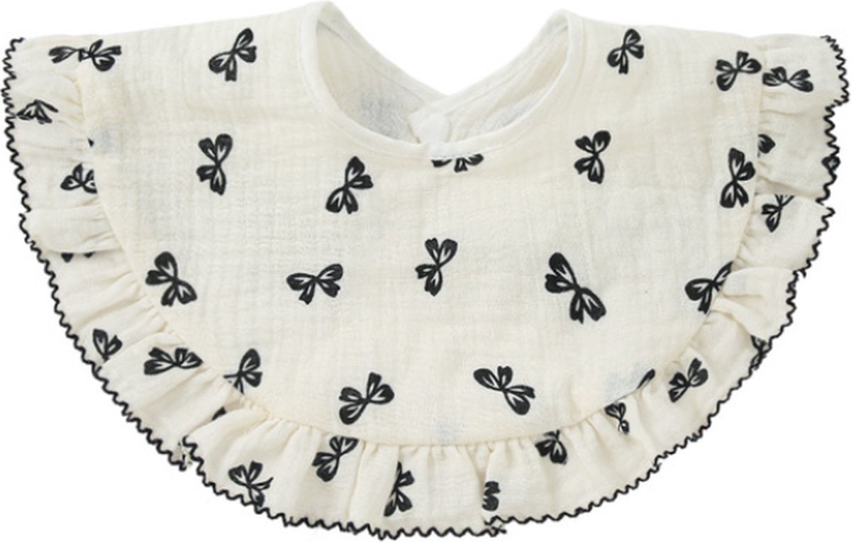 Goedkoopste Hydrofiele ronde strikjes slab - hydrofiele slab - ronde slab - strikjes slab - slabbetje