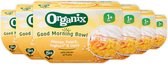 6x Organix Good Morning Bowl Mango, Perzik, Yoghurt 12+m 120 gr