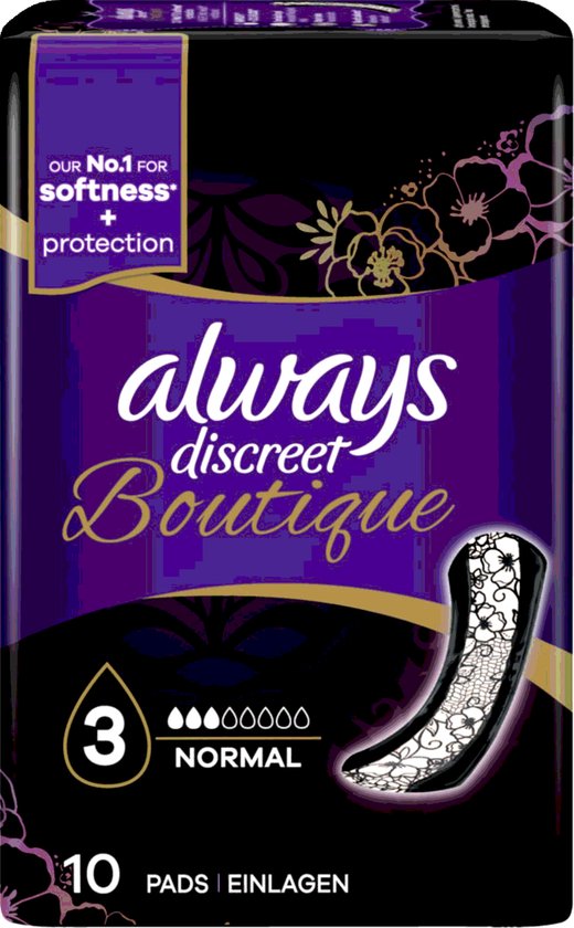 Foto: Always maandverband discreet boutique 10 stuks