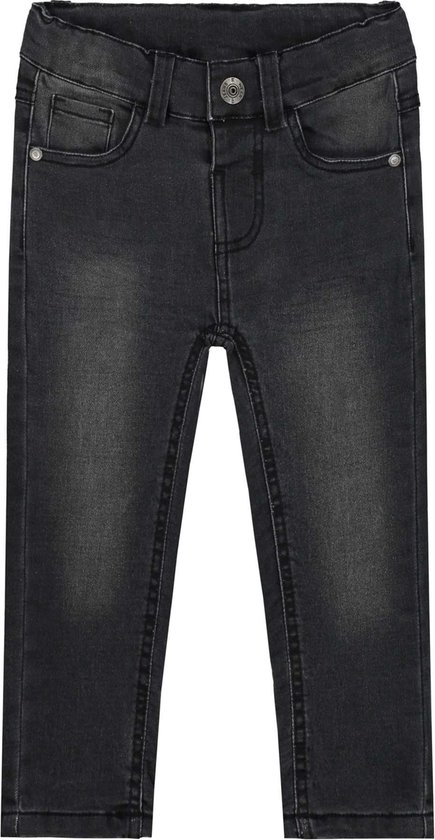 Prénatal Jeans Kinderen Jongens Maat 80 - Zwart Denim - Spijkerbroek Kinderen Jongens Slim Fit - Kinderkleding