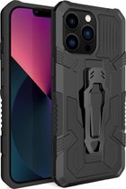 GSMNed – iPhone 15 – Sport – Luxe iPhone hoesje Zwart – Magneetaansluiting – Shockproof Zwart – Iphone 15