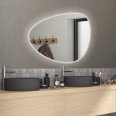 SENSEA - Miroir de salle de bain LED avec éclairage 38W GOTA - Lampe miroir L.80 x H.55 cm - 4000K