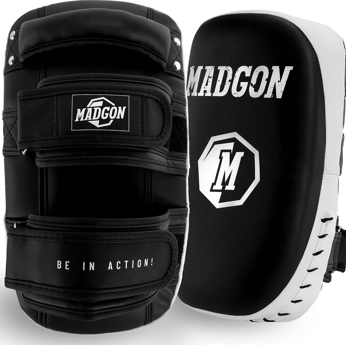 Kick Pratzen met hoogwaardige bekleding voor optimale schokdemping. Slagkussen met lange houdbaarheid voor vechtsport, MMA, kickboksen en boksen. Voetkussen met ideale zitting!
