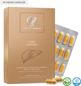 Perfect Health - Liver Support - Kurkuma Capsules - Mariadistel - 30 Stuks - Artisjokken Extract Capsules - Met Zwarte Peper - Vegan