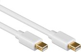 Powteq - Mini Displayport kabel - 1 meter - Mini Displayport 1.2 - Wit - Gold-plated