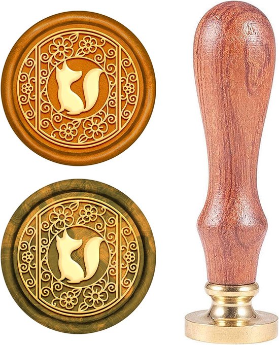 PATIKIL 50mm Blank Wax Seal Stamp, 3er Pack Runde Siegelwachs-Stempel Vintage Retro Messingkopf für Umschlag Einladungskarten