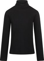 No Way Monday Meisjes Rolkraag T-shirt Black - 146