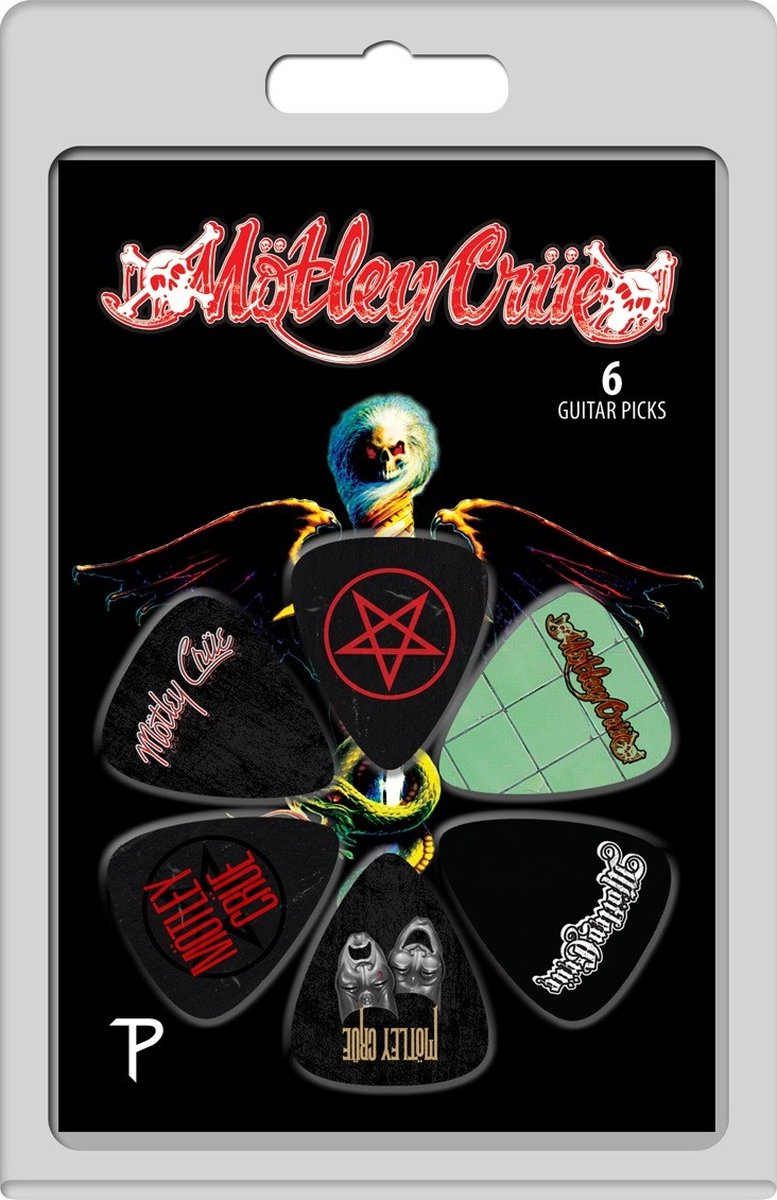 Perri's - Mötley Crüe - plectrum - Medium 0.71 mm - 6-pack