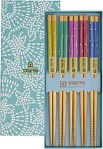 Tokyo Design Studio - Eetstokjes - Cadeau Set - Lichtblauwe Ster