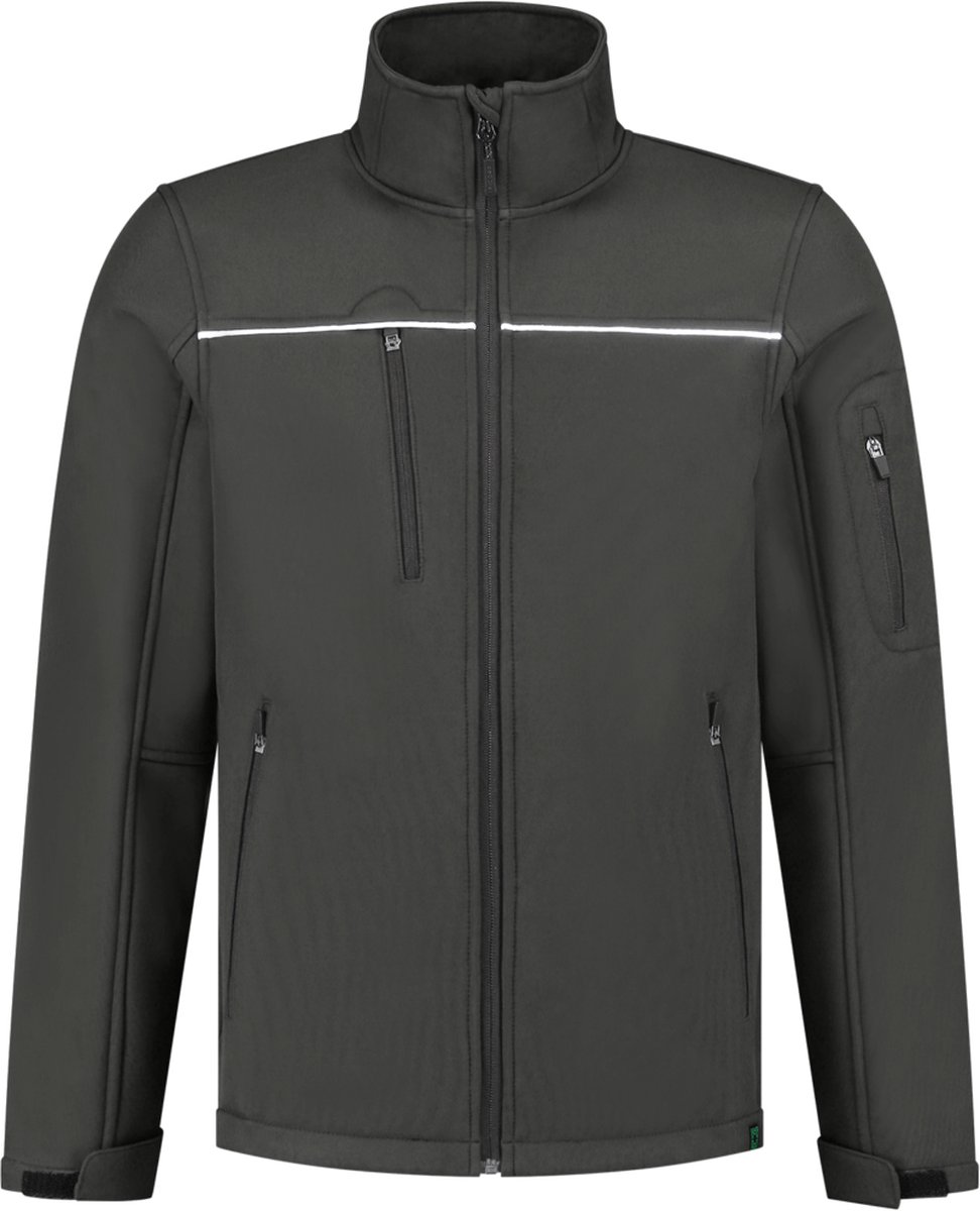 Tricorp 402701 Softshell Luxe Rewear - Donkergrijs - 5XL