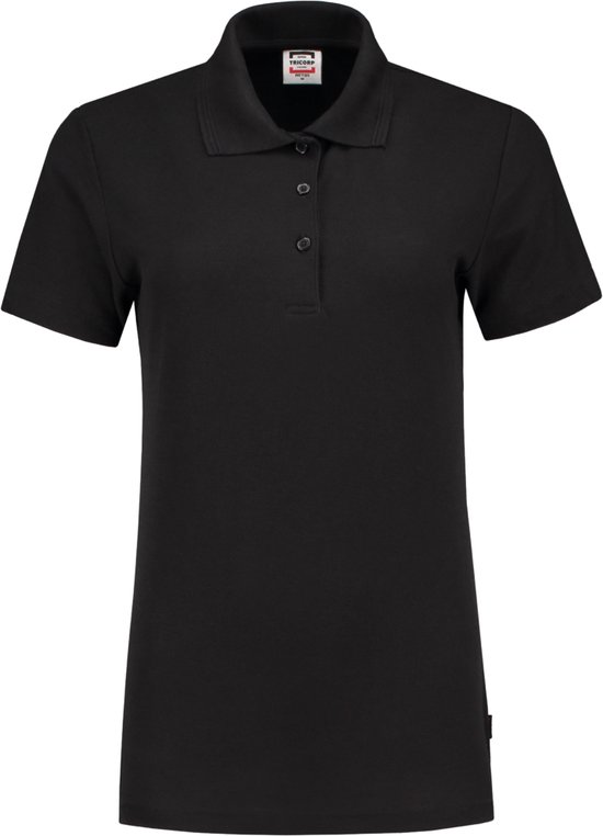 Tricorp  Poloshirt Slim Fit Dames 201006 Zwart - Maat XS