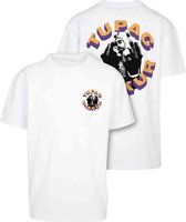 Mister Tee Tupac - 2Pac Toss it up Oversize Heren T-shirt - XXL - Wit