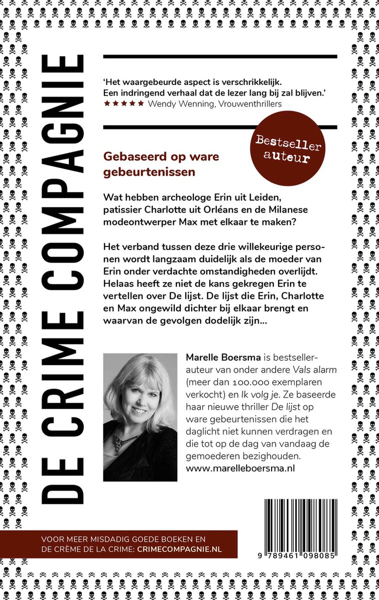 De lijst - back cover