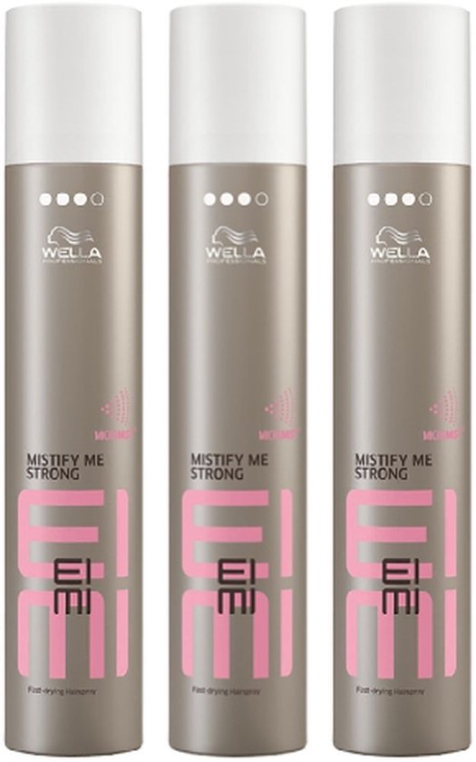 Wella Professional - EIMI Mistify Me Strong Hairspray - 3 x 500ml
