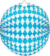 Wefiesta - Oktoberfest Bavarian Lampion rond (25 cm) - Lampion sint maarten - lampionnen - Sint maarten optocht - lampionnen papier