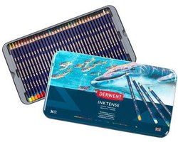 Derwent Inktense Potloden in blik 36 stuks