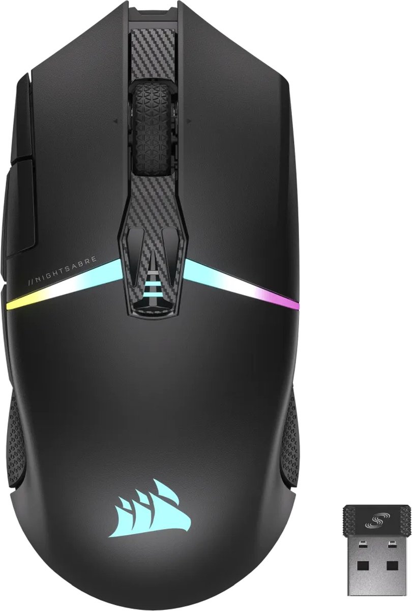 Corsair Scimitar RGB Elite, souris gamer ergonomique filaire