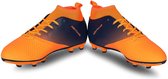 Nivia Ashtang Football Stud for Mens & Boys ( Black/Orange, Size- EURO 43) Material-‎Faux Leather | Water Resistant | more Comfortable Shoes | Lightweight | Superior Stability | Ball Control and Tackling | Ideal for Hard and Grassy Surfaces