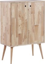 CHANDLER - Sideboard - Lichte houtkleur - Rubberhout