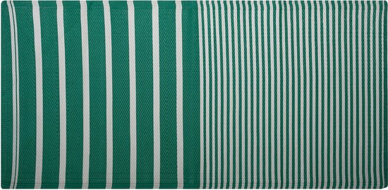 HALDIA - Outdoor kleed - Groen - 90 x 180 cm - Polypropyleen
